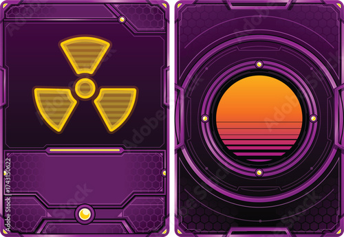 Futuristic Sci-fi TCG Card Game Template