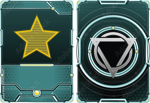 Futuristic Sci-fi TCG Card Game Template