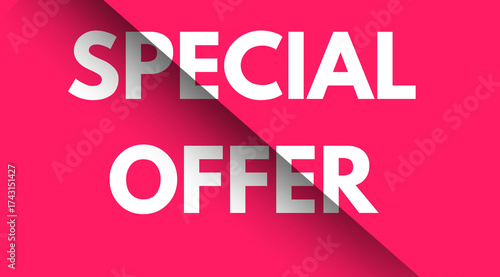 Modern banner new offer ,Special Offer Sign ,special offer concept