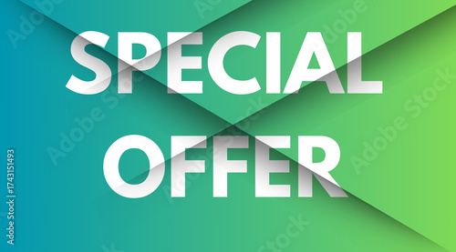 Modern banner new offer ,Special Offer Sign ,special offer concept