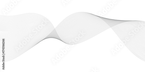 Abstract wavy grey blend technology liens.