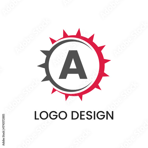 Creative A Brand Logo Design Template