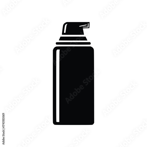 Shaving Foam Aerosol Can Solid Glyph Icon