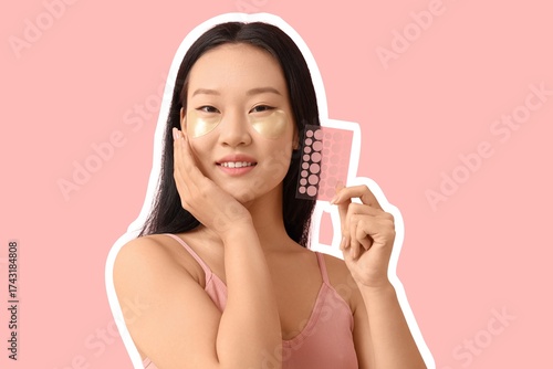 Young Asian woman with unde...