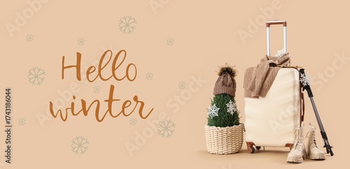 Suitcase with winter access...