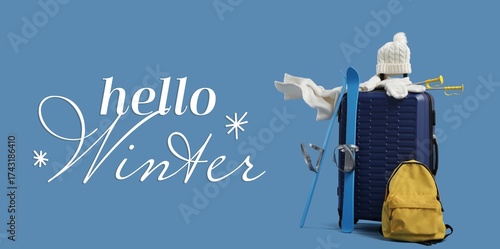 Suitcase with winter access...