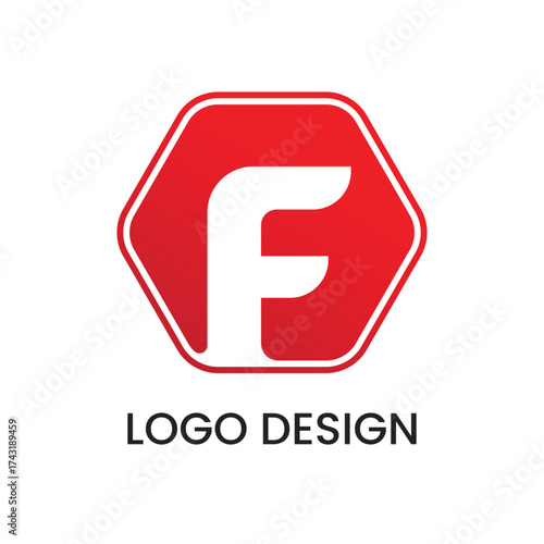 Creative F Brand Logo Design Template