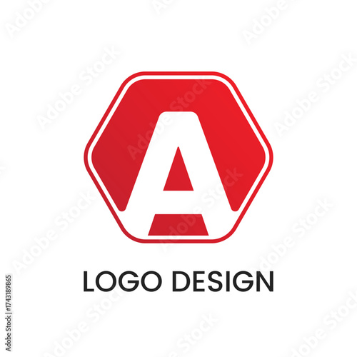 Creative A Brand Logo Design Template