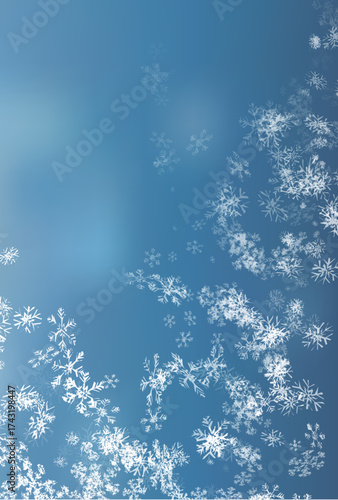 雪　クリスマス　冬　光　背景
