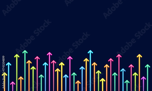 Abstract arrow direction. Technology background. High speed. Hi-tech
