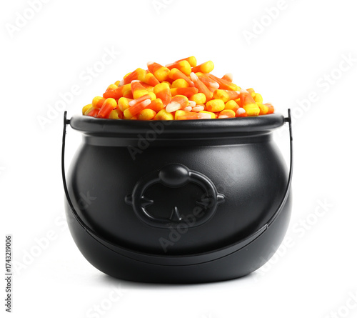 Cauldron with tasty Hallowe...