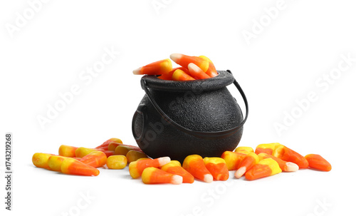 Cauldron with tasty Hallowe...