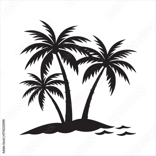 palm tree silhouette