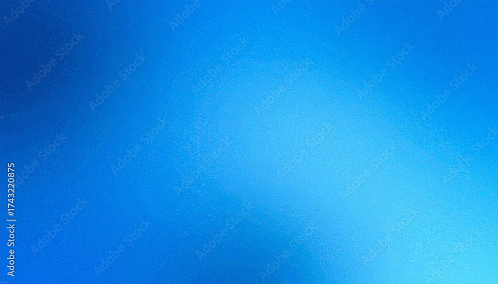 Obraz premium Deep blue and light blue gradient abstract with subtle noise texture background