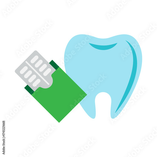 Dental care logo icon design