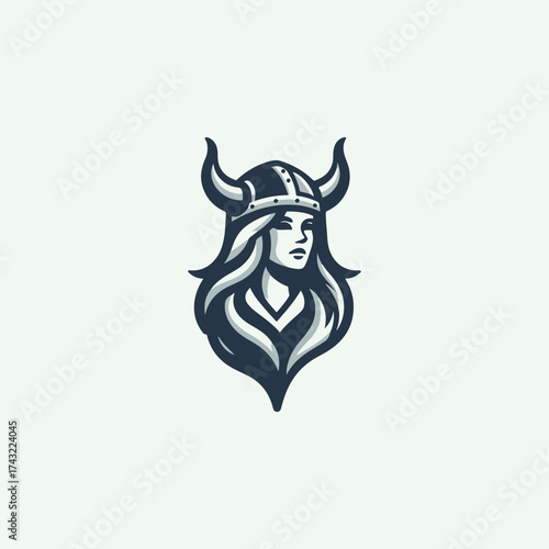 Viking Girl Logo