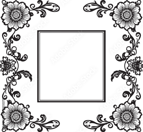 Vintage Frames Set featuring beautifully detailed ornamental borders and classic flourishes.