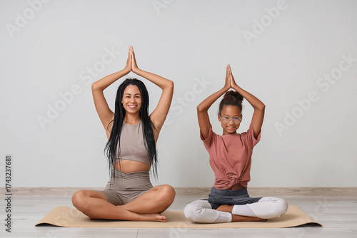 African-American mother wit...