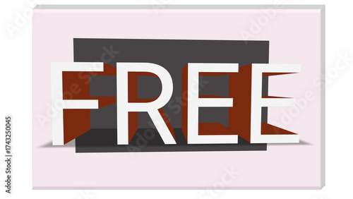 free text effect transparent background illustration