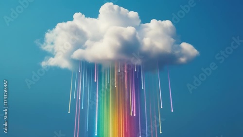 Rainbow cloud sky color rain weather dream art hope creativity love freedom fantasy imagination pride