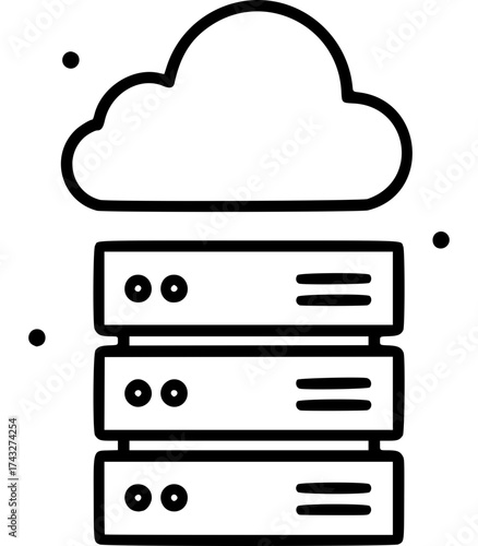 cloud computing concept vector