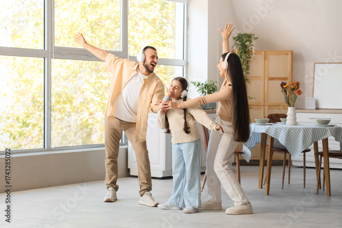 Happy parents and their lit...
