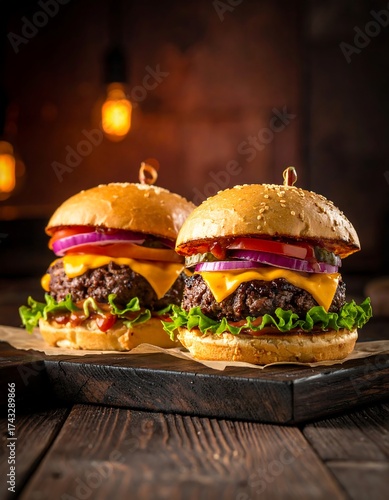 Tasty Two Hamburgers