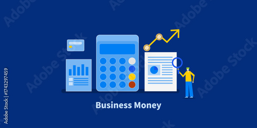 Visualizing financial performance with detailed graph, fiscal report and analytics tool. 