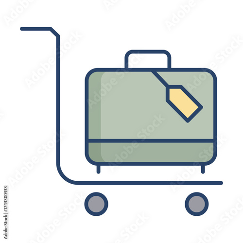 trolle linear color icon design