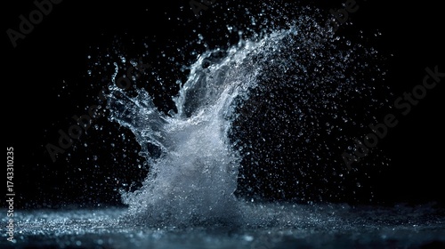 Wallpaper Mural Dramatic water splash captured mid air resembling a dancer in dynamic motion Torontodigital.ca