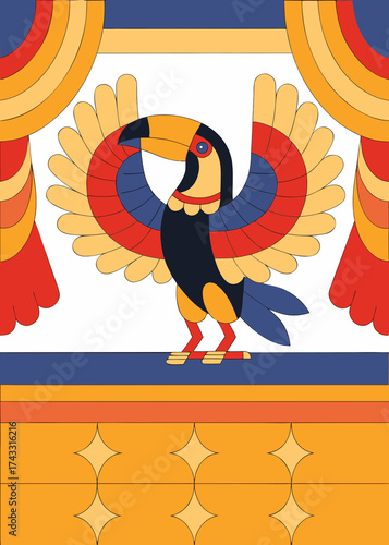 Creative visual, modern style, aesthetic idea, graphic composition, trendy art