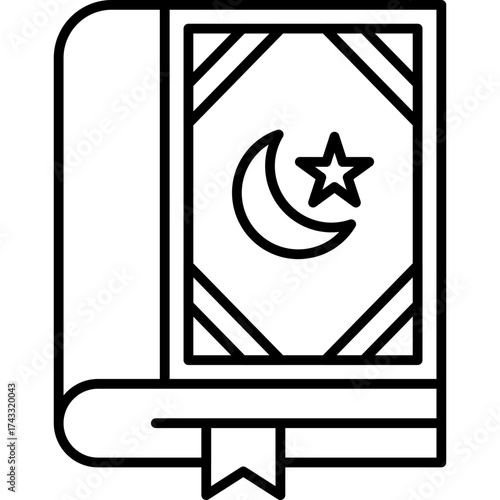 Canvas Print Quran Icon