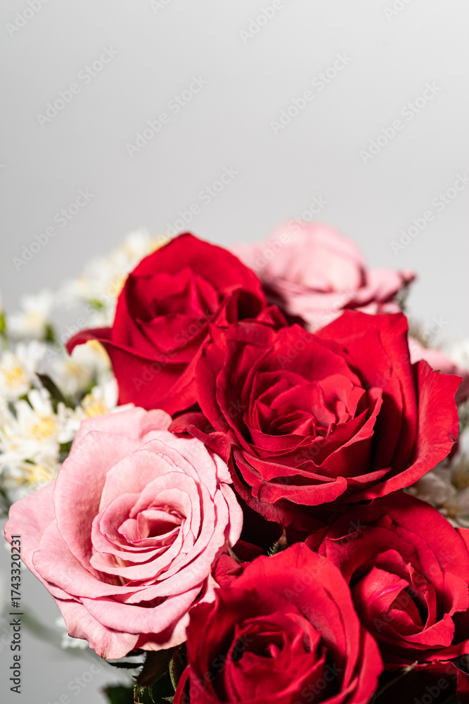 Naklejka premium 美しい薔薇の花束 