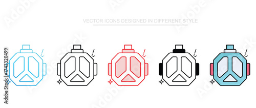 Pedal icon design with white background stock illustration