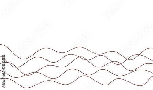 Wavy line pattern. Wavy lines abstract background. Abstract ocean wavy lines background. Wavy lines pattern background. Curved wavy ine artwork. Wave line vector illustration.