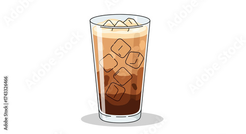 Iced Coffee Delight: A Refreshing and visually appealing drink for the modern lifestyle