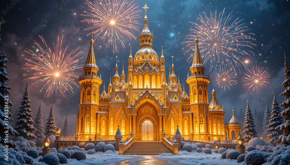 Obraz premium cathedral of christ the savior in moscow