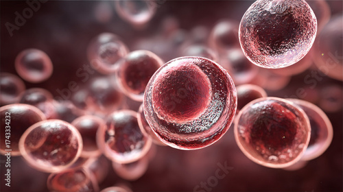 blood cells in the blood cells