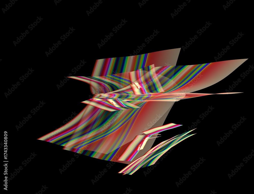 Fototapeta premium Imaginatory fractal abstract background Image