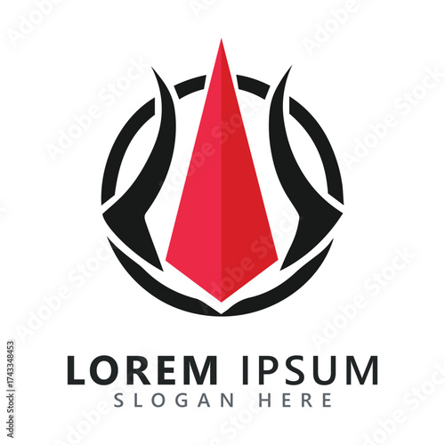 Trident logo template vector icon