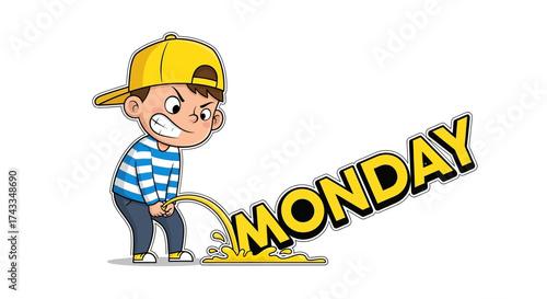 Expressing the Universal Loathing for the Beginning of the Work Week with Humor