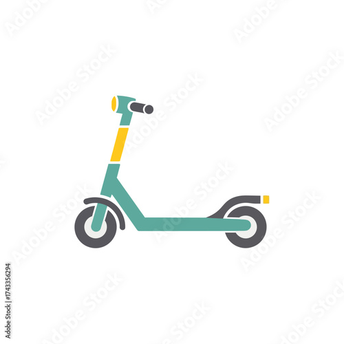 Fun and eco-friendly A playful scooter design perfect for urban mobility and sustainable travel