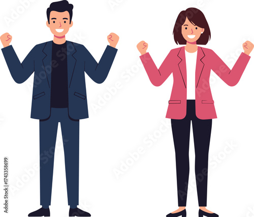 Business colleagues celebrating success, office teamwork achievement, professional collaboration, motivated employees, corporate partnership, leadership unity, workplace triumph, positive energy,