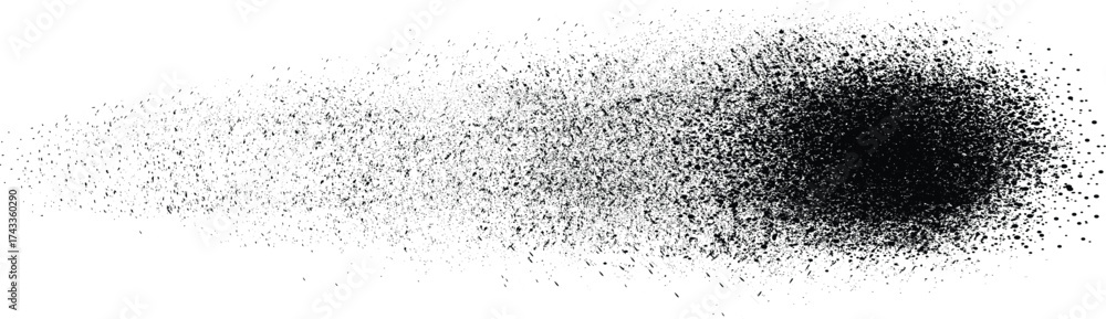 Obraz premium Black grainy texture isolated. Dust overlay. Black rough texture isolated on white background. Dust overlay. Dark grain noise. Sandblast..eps10