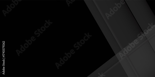 Top black curtain background decoration wallpaper. Black gray dark mode