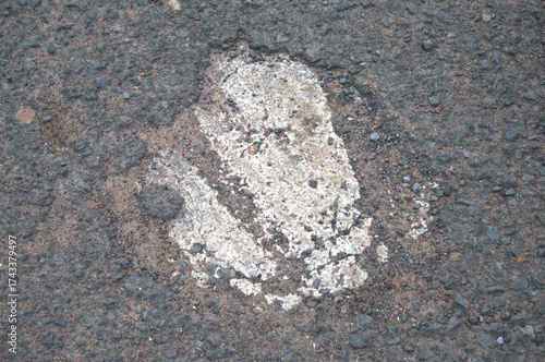 stone in the sand