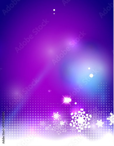 Christmas purple abstract 