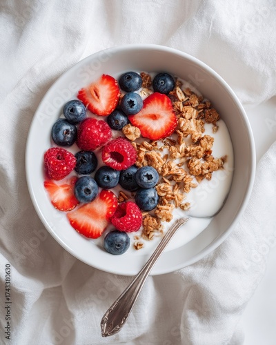 muesli with berries