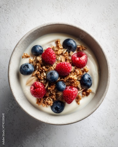 muesli with berries