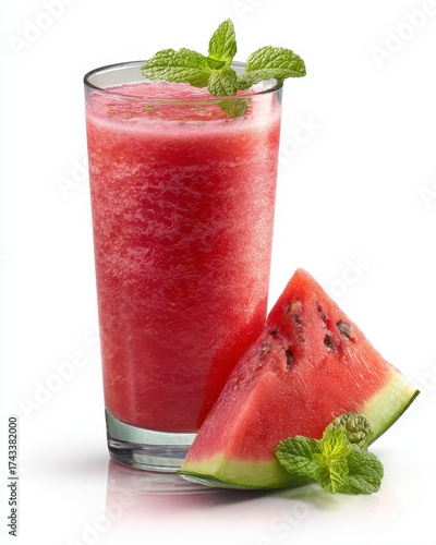 watermelon and strawberry smoothie